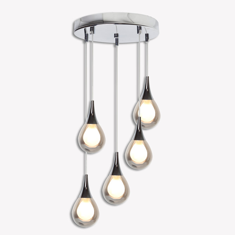 Ivy Bronx Bhulaee Light Cluster Pendant Wayfair Co Uk